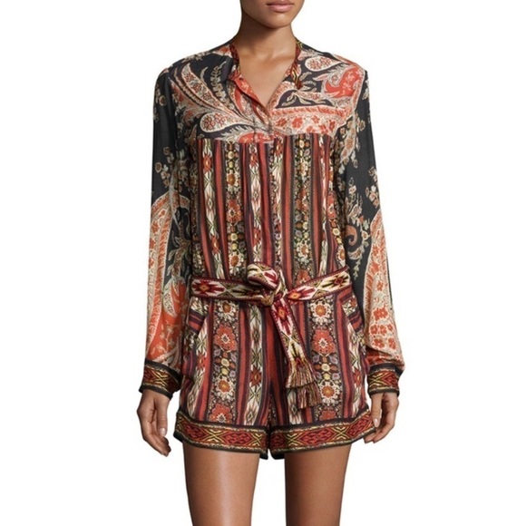 Isabel Marant Tayler Paisley Romper size M - Picture 1 of 11